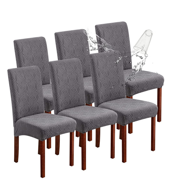 Rebrilliant Box Cushion Dining Chair Slipcover Wayfair